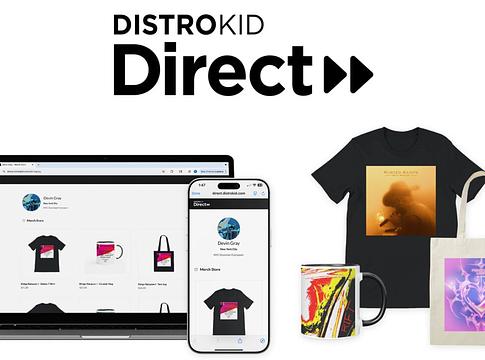 A DistroKid új platformmal segíti a zenészeket: itt a Direct, a közvetlen merch-értékesítés jövője