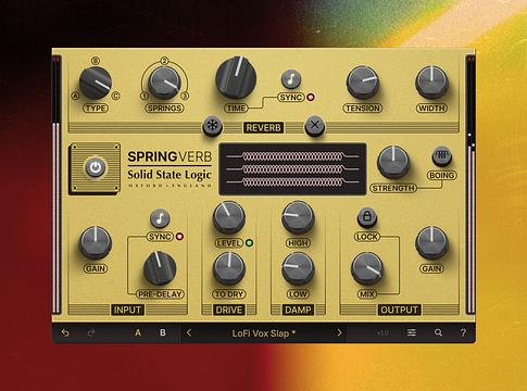 SSL SpringVerb: új rugós visszhang plugin a ‘Verb’ gyűjteményben