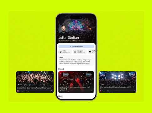 Google Search Profiles: új, decentralizált EPK-keret elektronikus zenei előadóknak