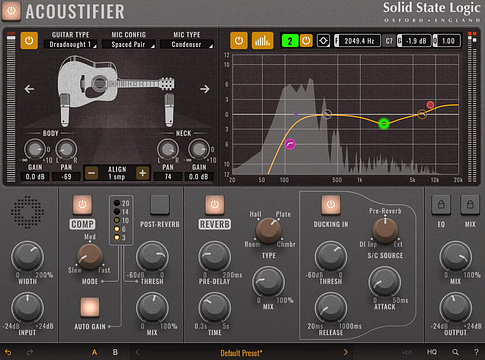 Megérkezett az SSL Acoustifier – élethű akusztikus gitárhang mikrofon nélkül