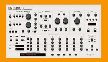 Liljeholmen DSP Trumsynt-16: DFAM-szellemű dob-szintetizátor plugin