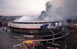 Amikor leégett a Budapest Sportcsarnok
