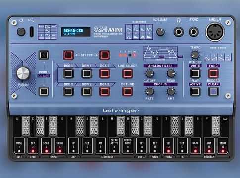 Behringer CZ-1 Mini: a klasszikus Casio hangzás modern újragondolása