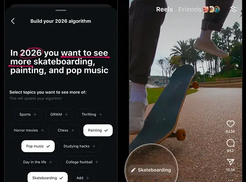 Személyre szabhatóvá vált a Reels algoritmusa az Instagramon