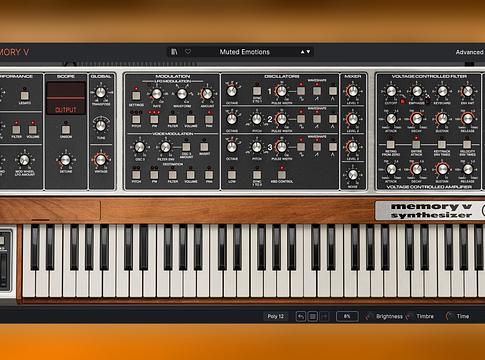 Arturia Memory V: Memorymoog a DAW-ban, 12 szólam és modern extrák