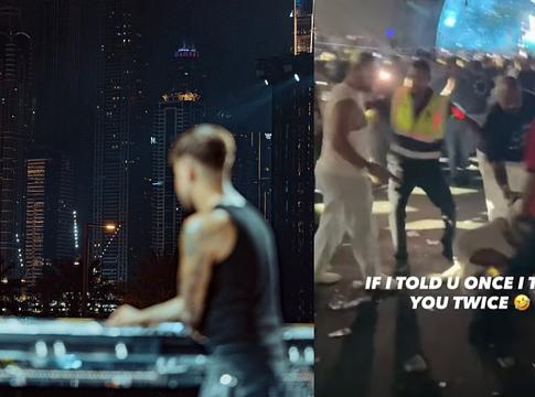 Verekedés tört ki Anyma dubaji fellépésén – a közönség mégis tovább énekelt