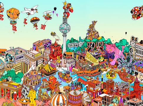 Berlin klubkultúrája egy térképen: Antonio Riverón bemutatta a Berlin Club Map nyomtatott kiadását