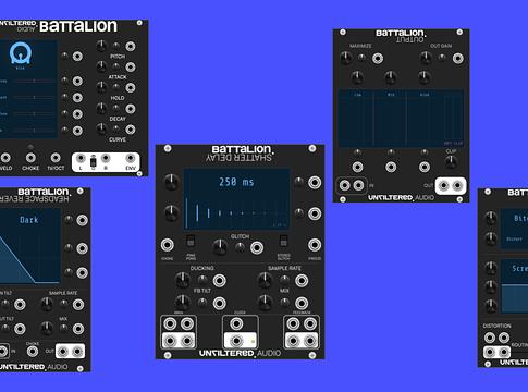 Unfiltered Audio Battalion dobmotorja megérkezett a VCV Rackbe