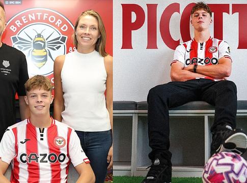 Mauro Picotto fia, Luca a Brentford B csapatában folytatja pályafutását