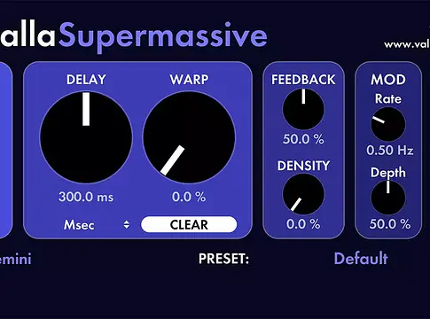 Valhalla Supermassive 5.0: megérkezett a Sirius mód, amely új szintre emeli az ingyenes reverb plugint
