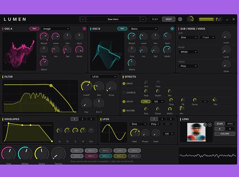Lumen: képekből készít hangot az ingyenes wavetable szinti