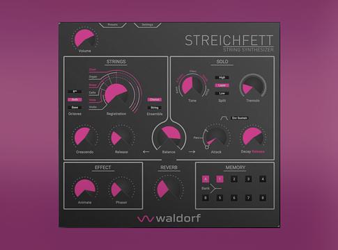 Waldorf Streichfett: ikonikus húrszintetizátor plugin formában tér vissza