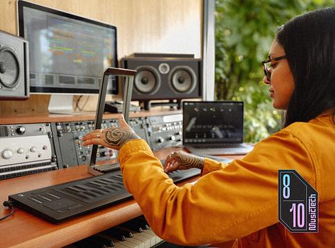 ROLI Airwave teszt: hatdimenziós kézmozdulatokkal turbózott MPE‑vezérlés billentyű fölött