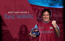Az Iron Maiden és a West Ham közös jubileumi mezzel ünnepel