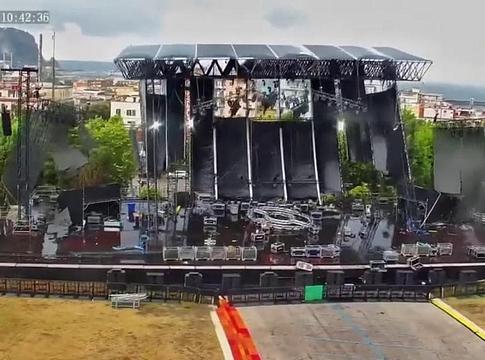 Vihar miatt elhalasztották a nápolyi Alien Sound Festivalt