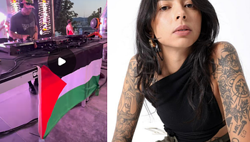Palesztin zászló miatt szakadt félbe Jenny Cara szettje a zürichi Street Parade-en