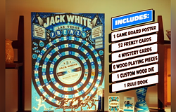 Jack White koncertplakátja egyben társasjáték is