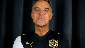 Robbie Williams lesz a Port Vale mezszponzora és az alapítvány nagykövete