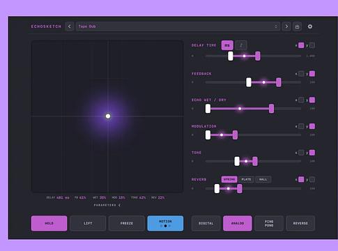 EchoSketch: delay és reverb, amit hangszerként lehet játszani