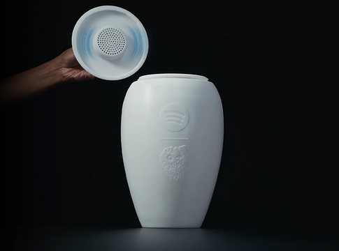 Spotify-urna: a zene a túlvilágon is tovább szól