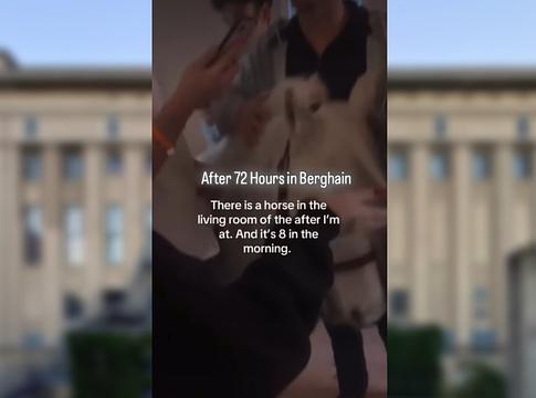Ló a buli végén? Kétségek egy furcsa „Berghain-maraton” videó körül