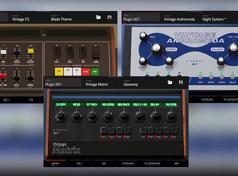 Klasszikus szintik hangjai térnek vissza az AIR Fabric Vintage Synths Vol. 2-ben