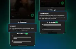 A Spotify külön címkézi az AI-előadókat