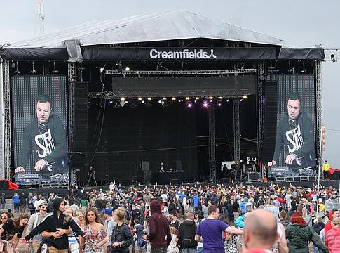 Drogokat ástak el a Creamfields területén a fesztivál előtt