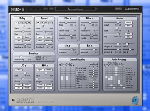 Audio Damage ingyen újra kiadta a legendás ShinRonin effektplugint