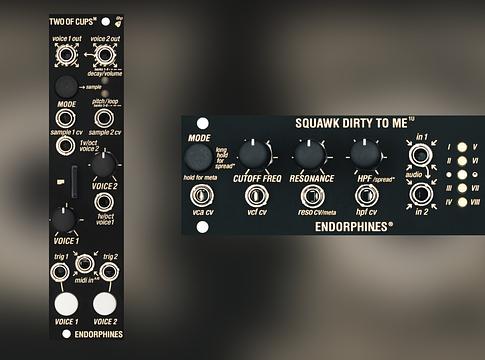 Új Endorphin.es modulok: MIDI-s sampler és karakteres szűrő egy csomagban