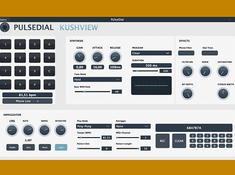 Kushview PulseDial DTMF – Telefonhangokból kreatív szintetizátor