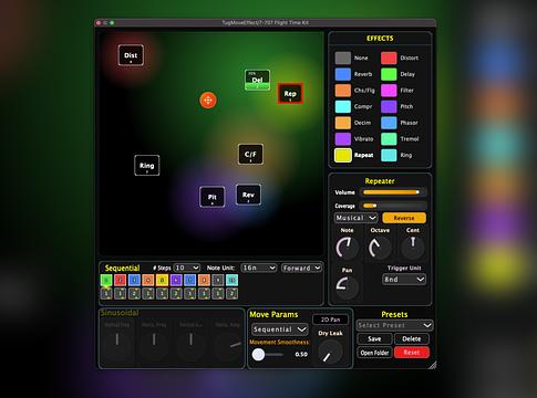 ugMoveEffect: új, ingyenes multi-FX plugin térbeli vezérléssel