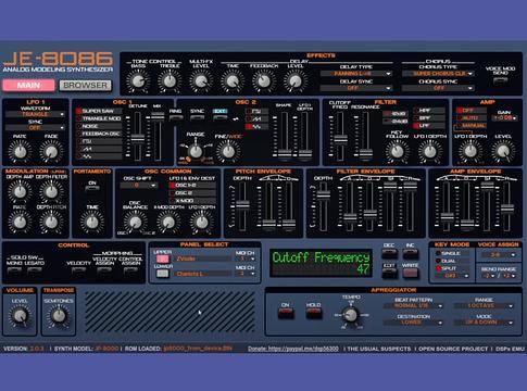 Ingyenes Roland JP-8080 emuláció érkezik – itt a The Usual Suspects JE-8086