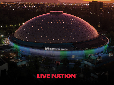 A Live Nation többségi tulajdonrészt szerez a Movistar Arena Santiago-ban