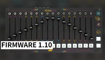 AtoVproject Faderpunk: megjött az 1.10-es firmware három új appal és fontos fejlesztésekkel