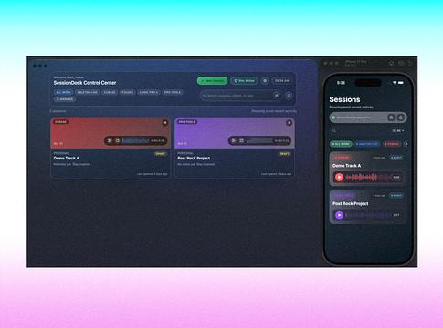 SessionDock: rend a kreatív káoszban – új eszköz a DAW-projektek átlátható kezelésére