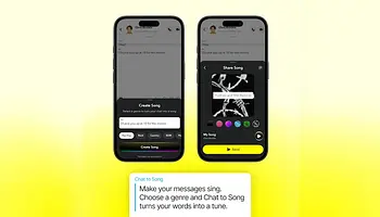 Már dalokat is ír a Snapchat a chatüzenetekből