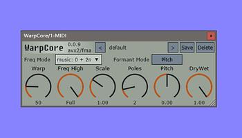 WarpCore: ingyenes plugin, ami kifordítja a hangot önmagából