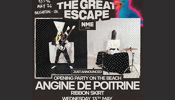 Angine De Poitrine nyitja a TGE Beach buliját az NME programján