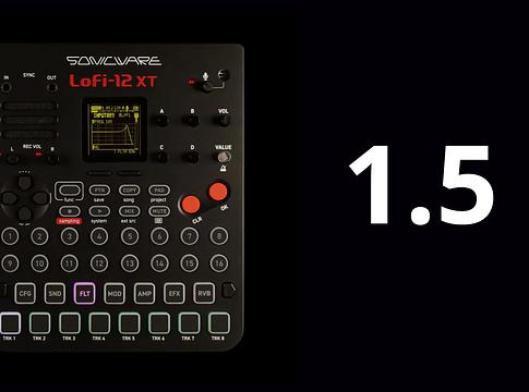 Sonicware LoFi-12 XT: megérkezett az 1.5-ös frissítés