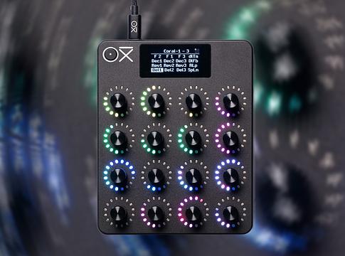 Megérkezett az Oxi Instruments E16, a sokoldalú, élő használatra tervezett MIDI vezérlő