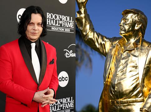 Jack White beszólt a floridai arany Trump-szoborra