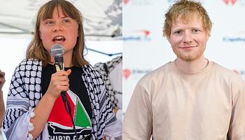 Greta Thunberg Ed Sheerant bírálta a palesztin ügyben