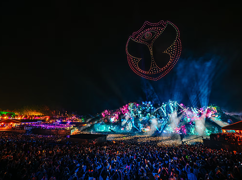 Alok történelmet írt a Tomorrowland Brasilon több mint 1000 drónnal