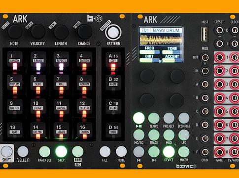 Befaco ARK: komplett Eurorack groovebox szintikkel, mintákkal és szekvencerrel