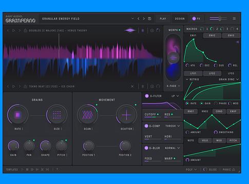 Megjelent a Baby Audio Grainferno: új granuláris szintetizátor két rétegű hangmotorral