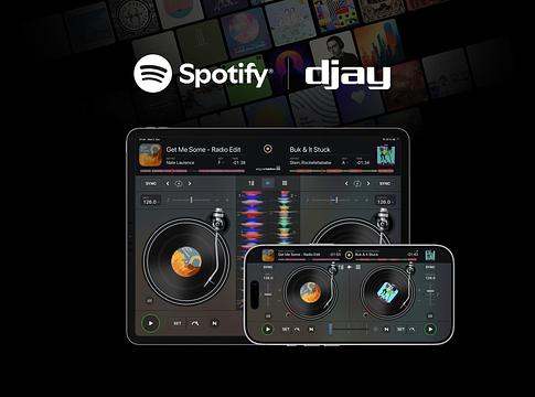 Spotify-integráció érkezett a djay alkalmazásba mobilon