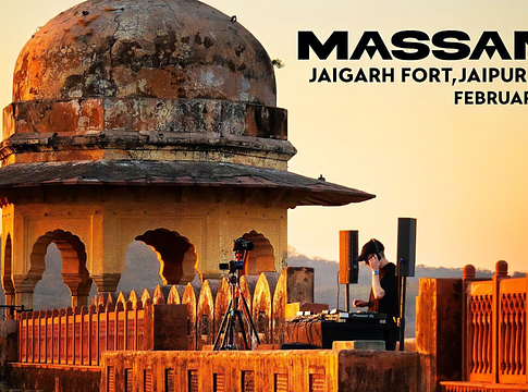 Massano 4K élő szettje a Jaigarh-erődben: techno naplementében