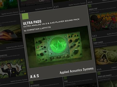 AAS Ultra Pads – 100 új pad hangzás az Ultra Analog VA-3 szintetizátorhoz