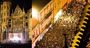 Techno és áldás: különleges rave ünnepelte az érsek születésnapját Kassán